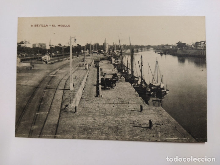 Postales: SEVILLA-EL MUELLE-VIAS DEL FERROCARRIL-VER REVERSO-(63.075)
