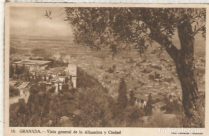 Postales: GRANADA ALHAMBRA SIN ESCRIBIR - Foto 1
