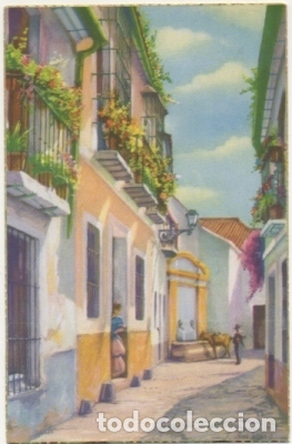 Postales: POSTAL DE MALAGA. CALLE TIPICA N&ordm; 28 P-ANMA-1019