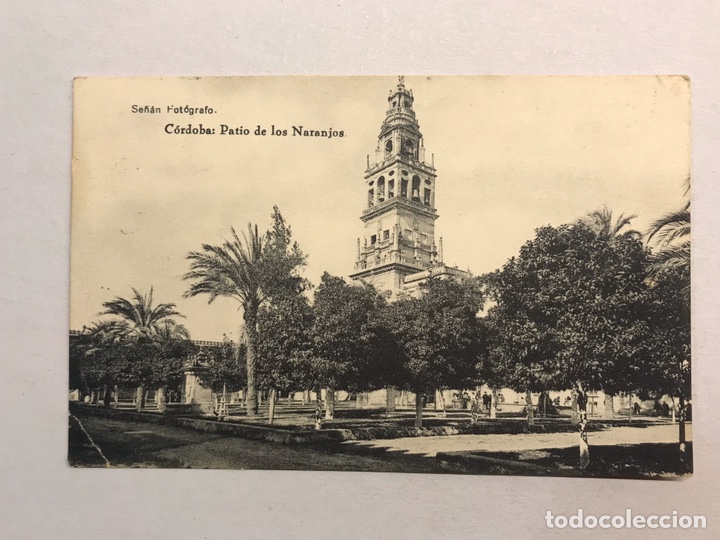 Postales: CORDOBA. Postal. Patio de los Naranjos. SE&Ntilde;AN Fotografo. Edita: Hauser y Menet (a.1933)
