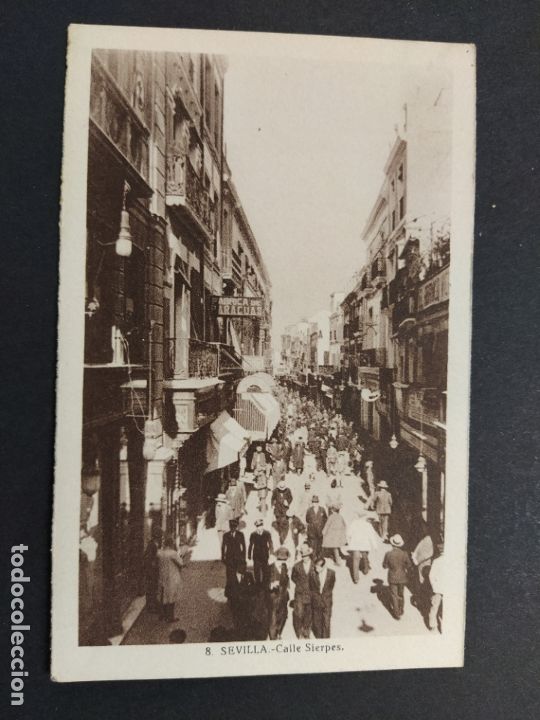 Postales: SEVILLA-CALLE SIERPES-VER REVERSO-(63.413)