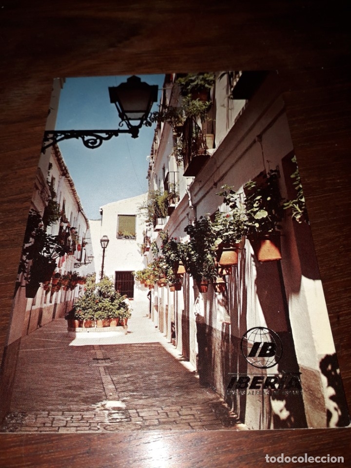 Postales: N&ordm; 12053 POSTAL MALAGA CALLE TIPICA COLECCION IBERIA