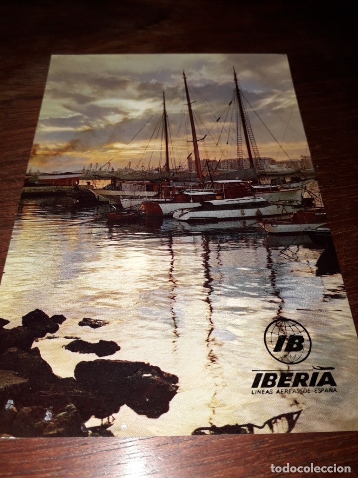 Postales: N&ordm; 12081 POSTAL MALAGA PUERTO COLECCION IBERIA