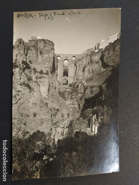 Postales: RONDA-TAJO Y PUENTE NUEVO-FOTOGRAFICA-ARCHIVO ROISIN-VER FOTOS-(63.495)