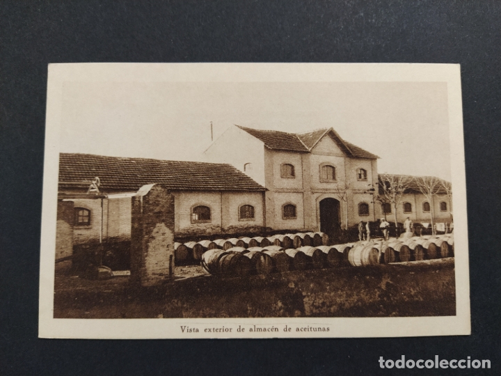 Postales: SEVILLA-VISTA EXTERIOR DEL ALMACEN DE ACEITUNAS-HUECOGRABADO MUMBRU-VER FOTOS-(63.499)