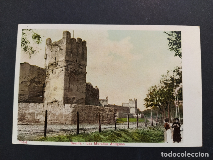 Postales: SEVILLA-LAS MURALLAS ANTIGUAS-REVERSO SIN DIVIDIR-VER FOTOS-(63.500)