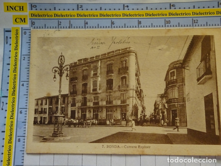 Postkarten: POSTAL DE M&Aacute;LAGA, RONDA. A&Ntilde;OS 30 50. CARRERA ESPINEL. 7 ROISIN. 2308