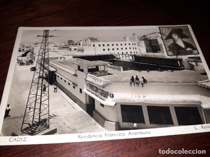 Postales: N&ordm; 32405 POSTAL CADIZ RESIDENCIA FRANCISCO ARAMBURU L ROISIN