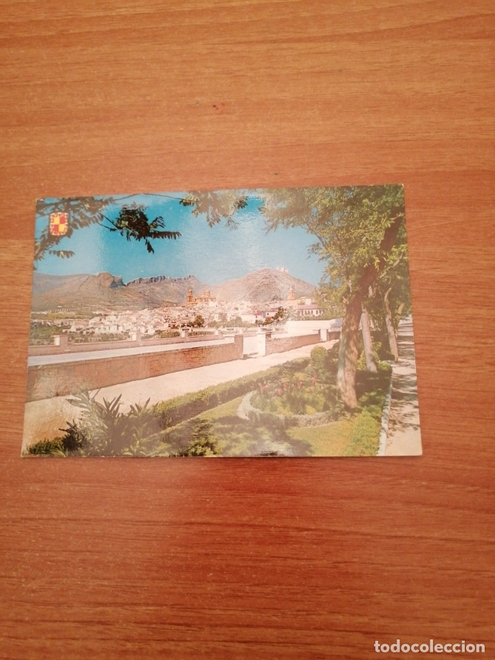 Postales: POSTAL JAEN VISTA PARCIA DESDE LOS JARDINE DE LA ALAMEDA ESCRITA