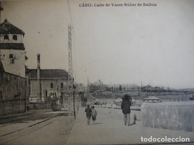 Postales: CADIZ CALLE NU&Ntilde;EZ DE BALBOA S/C
