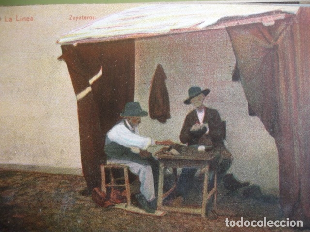 Postales: LA LINEA CADIZ ZAPATEROS S/C