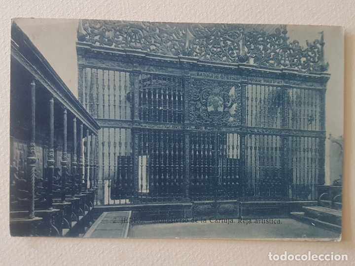 Postales: JEREZ CADIZ DETALLE DEL CORO Y REJA