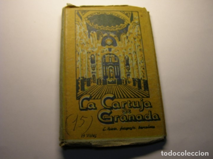Postales: 15 postales de la Cartuja de Granada, a&ntilde;os 30.