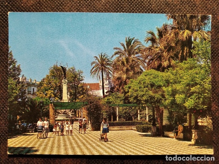 Postales: POSTAL ESPA&Ntilde;A. CADIZ, ALAMEDA DEL MARQUES DE COMILLAS.