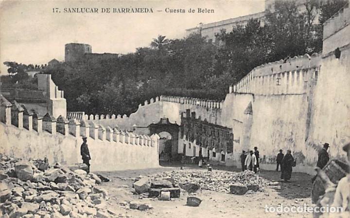 Postales: SANLUCAR DE BARRAMEDA- CUESTA DE BELEN
