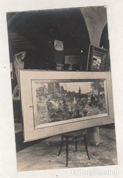 Postales: Postal fotogr&aacute;fica. Cadiz. Cuadro en una exposici&oacute;n. museo ?. Sin circular. No figura fot&oacute;grafo.