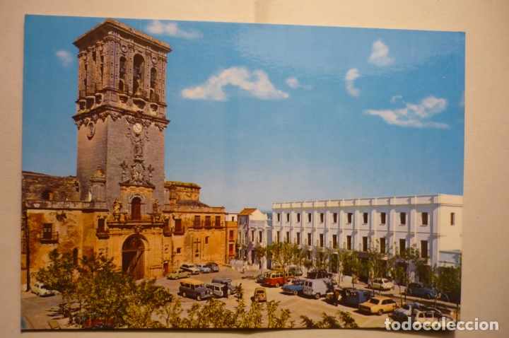 Postales: postal arcos de la frontera - iglesia santa maria y parador