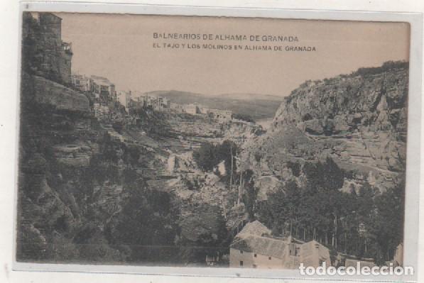 Postales: Ba&ntilde;os de Alhama de Granada. El Tajo y los Molinos en Alhama de Granada. Hauser y Menet.