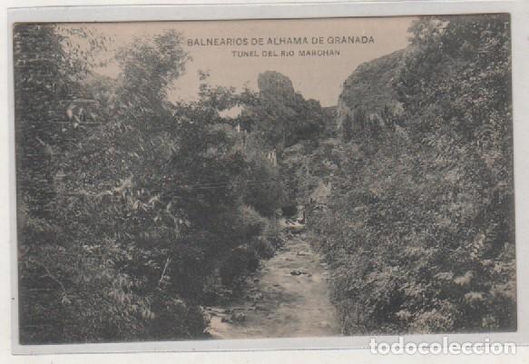 Postales: Ba&ntilde;os de Alhama de Granada. Tunel del Rio Marchan.  Hauser y Menet.
