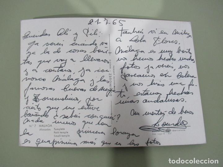 Postales: M&aacute;laga - Alcazaba - Escrita - Foto 2