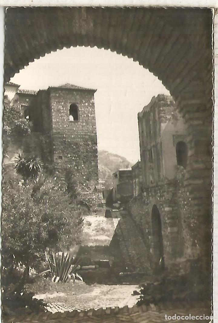 Postales: MALAGA ALCAZABA ESCRITA