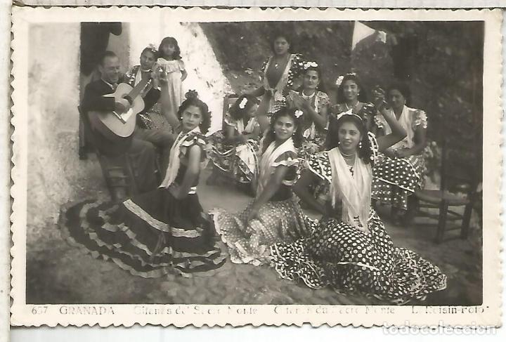 Postales: GRANADA GITANOS  ESCRITA - Foto 1