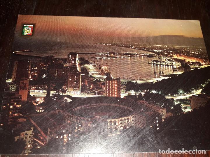 Postales: N&ordm; 869 POSTAL MALAGA VISTA GENERAL NOCTURNA