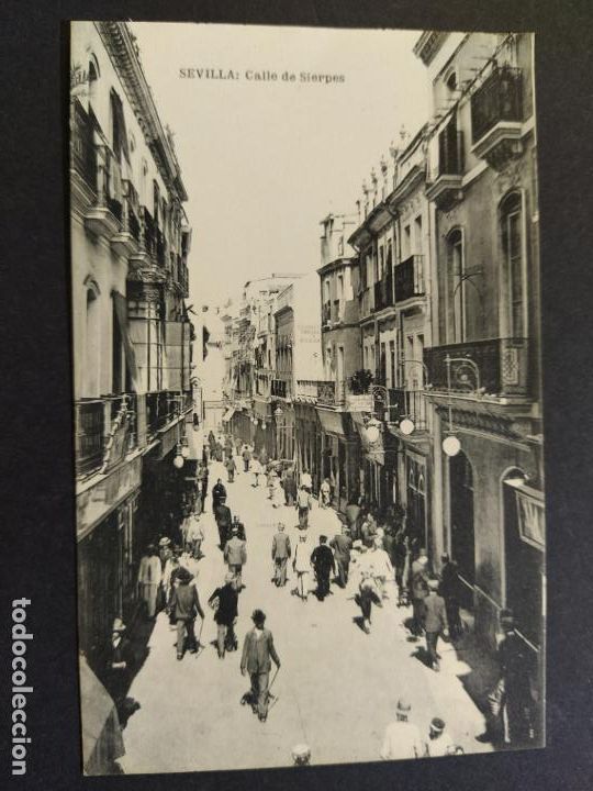 Postales: SEVILLA-CALLE DE SIERPES-M.B.-POSTAL ANTIGUA-(65.181)
