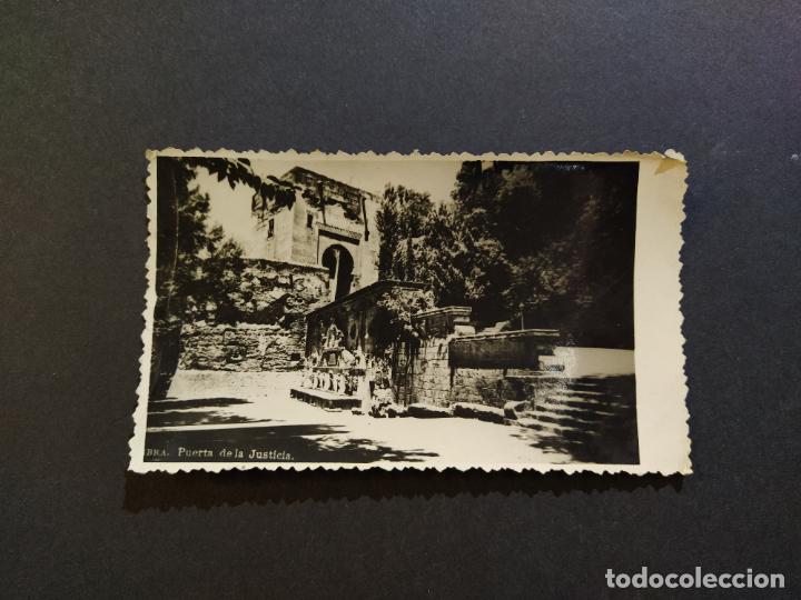 Postales: GRANADA-ALHAMBRA-PUERTA DE LA JUSTICIA-POSTAL FOTOGRAFICA ANTIGUA-(65.250)