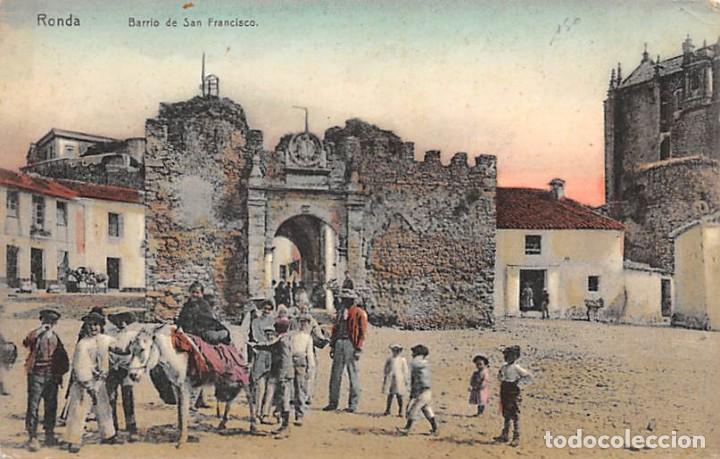 Postales: RONDA.- BARRIO DE SAN FRANCISCO