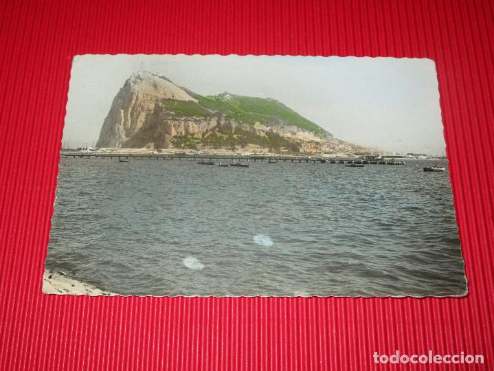 Postales: LA LINEA DE LA CONCEPCION - PE&Ntilde;ON DE GIBRALTAR - 15 - ESCRITA Y CIRCULADA - E. GARCIA GARRABELLA