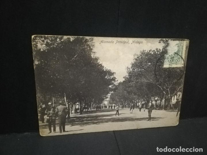 Postales: TARJETA POSTAL DE MALAGA. ALAMEDA PRINCIPAL.
