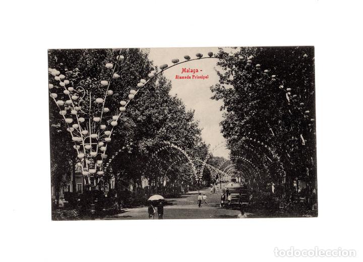 Postales: M&Aacute;LAGA.- ALAMEDA PRINCIPAL - Foto 1