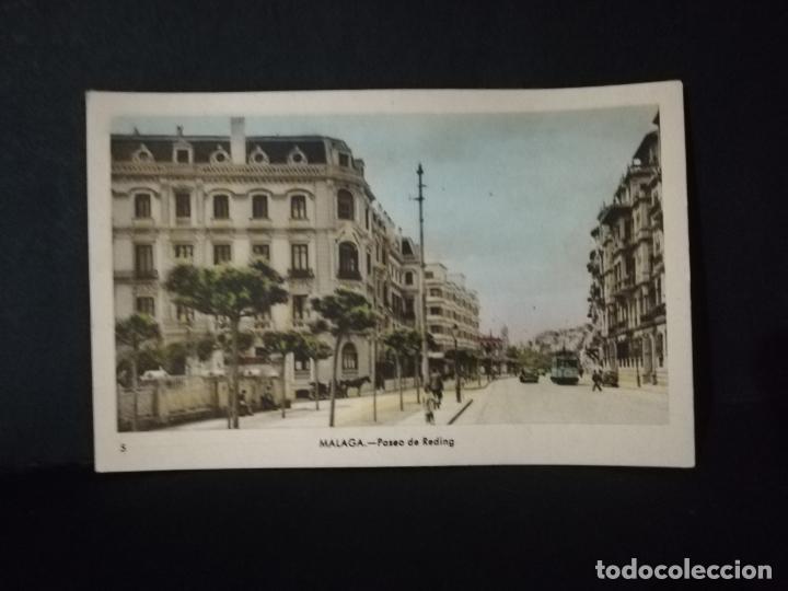 Postales: TARJETA POSTAL DE MALAGA. PASEO DE REDING. EDICIONES ARRIBAS.