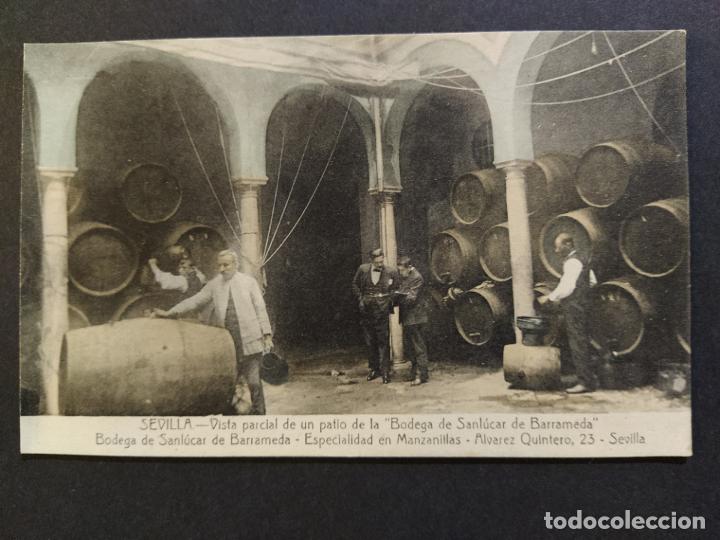 Postales: SEVILLA-BODEGA DE SANLUCAR DE BARRAMEDA-POSTAL ANTIGUA-(65.839)