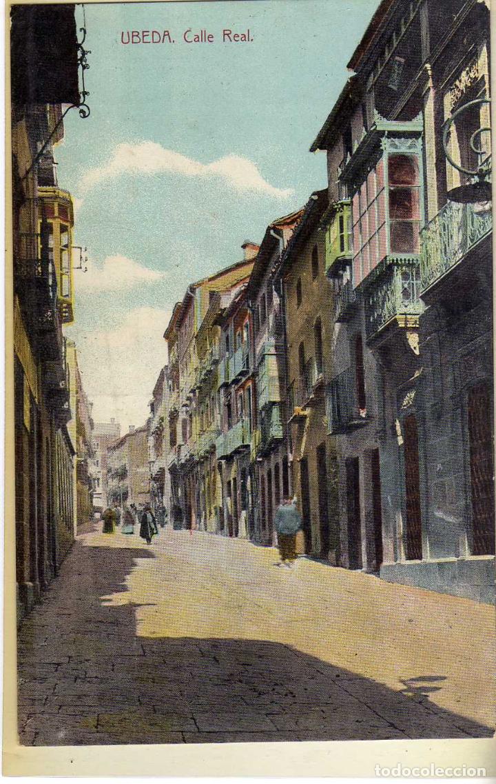 Postales: BONITA POSTAL - UBEDA (JAEN) - CALLE REAL - IMPRENTA DE LA LOMA