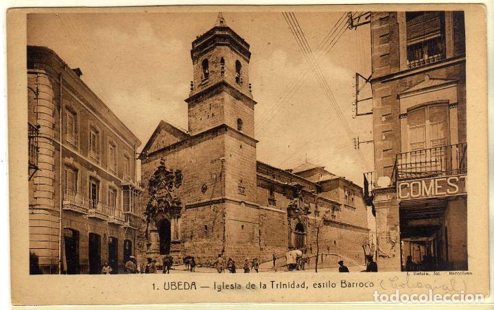 Postales: POSTAL UBEDA (JAEN) - IGLESIA DE LA TRINIDAD - ESTILO BARROCO