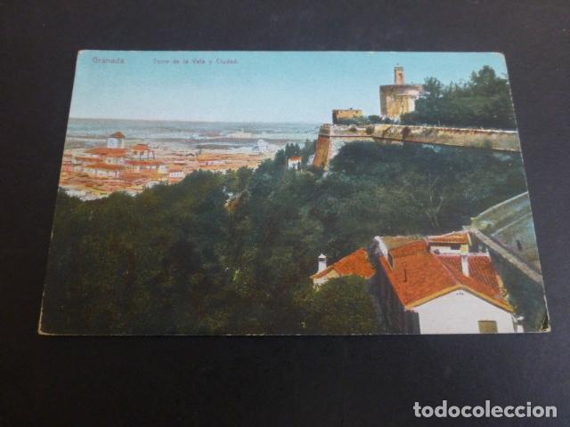 Postales: GRANADA TORRE DE LA VELA Y CIUDAD - Foto 1