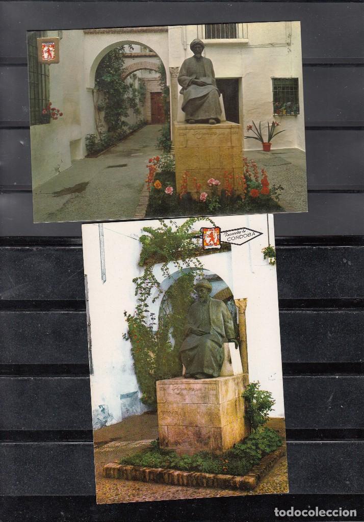 Postales: CORDOBA. MAIMONIDES. DOS POSTALES DISTINTAS. EN CALLE JUDIOS