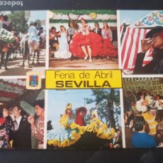 Postales: POSTAL SEVILLA. FERIA DE ABRIL. ED DOMINGUEZ. MADRID. Lote 192050193