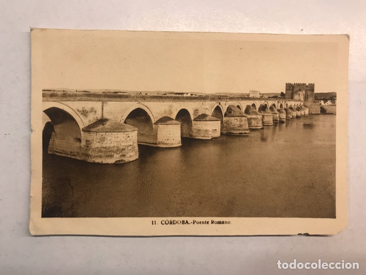 Postales: CORDOBA. Postal No.11, Puente Romano l.Roisin (h.1930?) SIN CIRCULAR