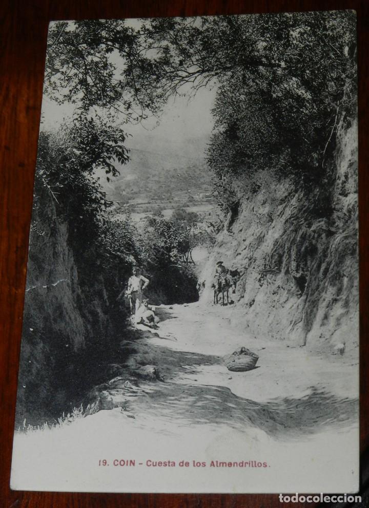 Postales: POSTAL DE COIN, MALAGA, CUESTA DE LOS ALMENDRILLOS, N. 19, ED. LA INDUSTRIAL FOTOGRAFICA, NO CIRCULA