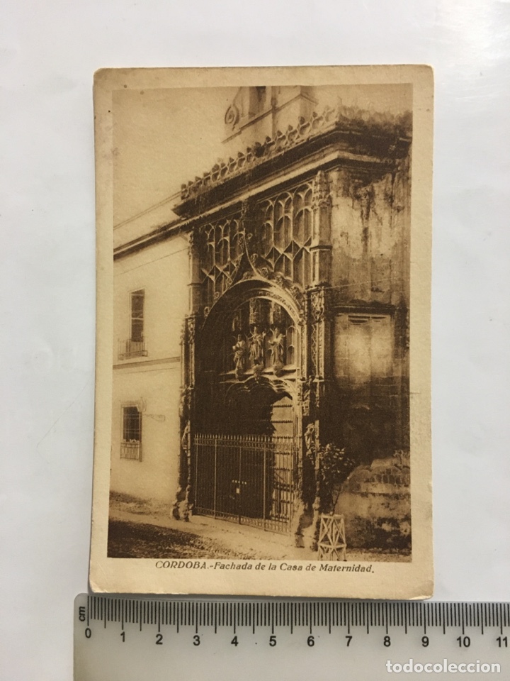 Postales: POSTAL. CORDOBA. FACHADA CASA MATERNIDAD. ED. GONZALEZ. H. 1945?.
