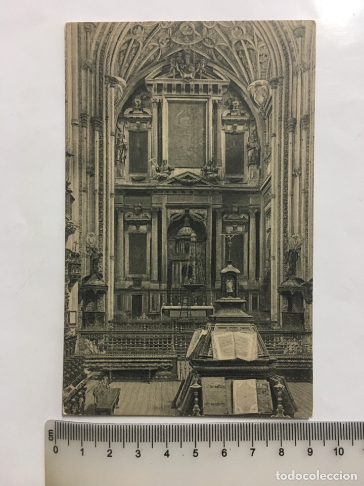 Postales: POSTAL. CORDOBA. CATEDRAL. ALTAR MAYOR. ED. A LEON GARRIDO. H. E. A.,. H. 1940?.