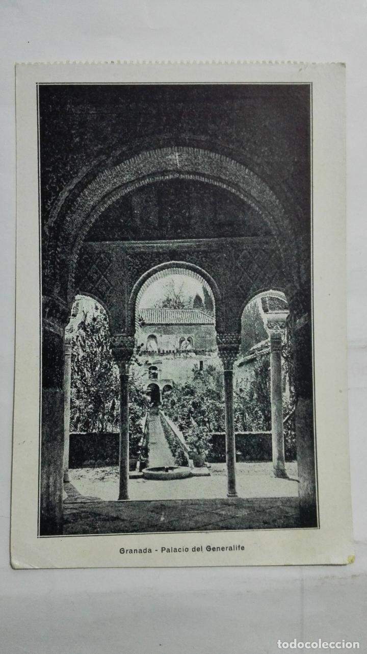 Postales: POSTAL GRANADA - PALACIO DEL GENERALIFE - Foto 1