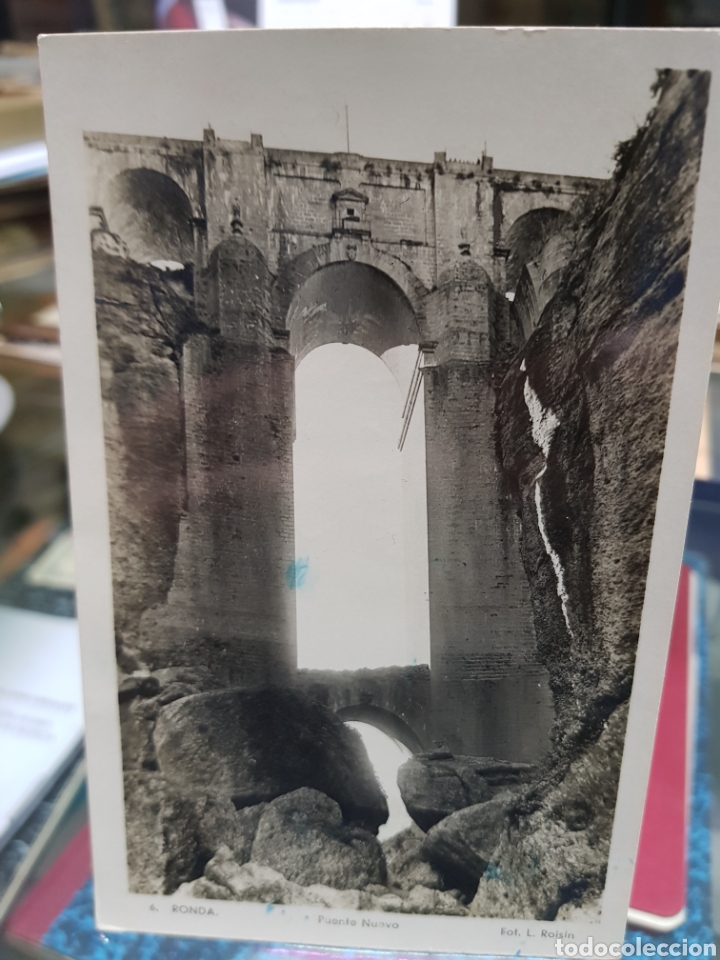 Postales: ANTIGUA POSTAL PUENTE NUEVO RONDA ROISIN