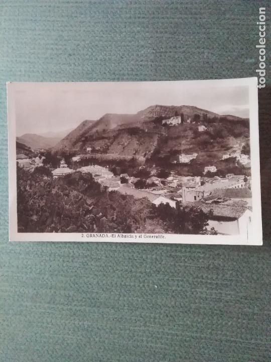 Postales: POSTAL GRANADA-EL ALBAICIN Y EL GENERALIFE