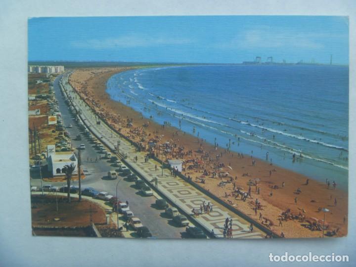 Postales: POSTAL DE EL PUERTO DE SANTA MARIA ( CADIZ ): PASEO MARITIMO  VALDELAGRANA. A&Ntilde;OS 60 - 70