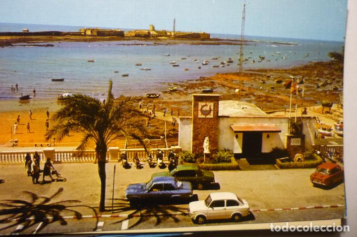 Postales: postal cadiz.-club nautico dep.caleta.-panoramica coches seat
