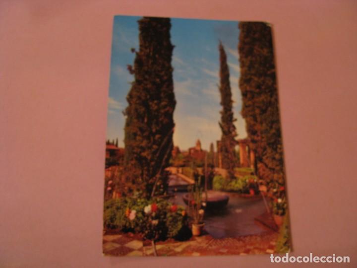Postales: GRANADA. GENERALIFE. JARDINES. ESCRITA. - Foto 1